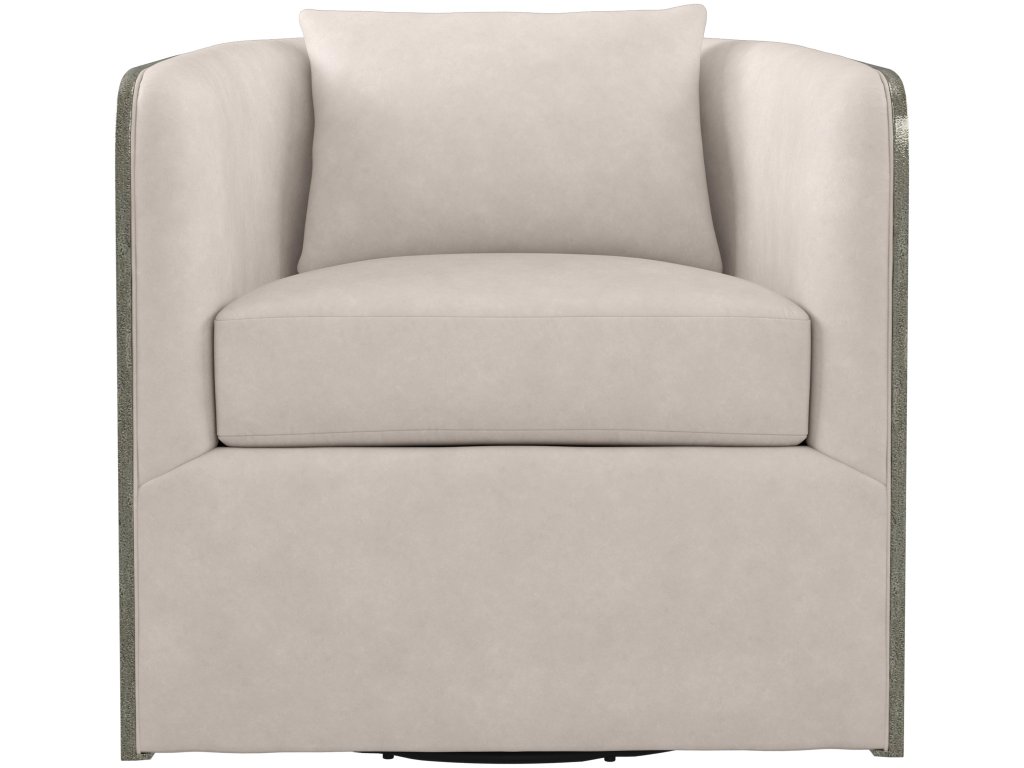 Eliot Leather Swivel Chair - image 2