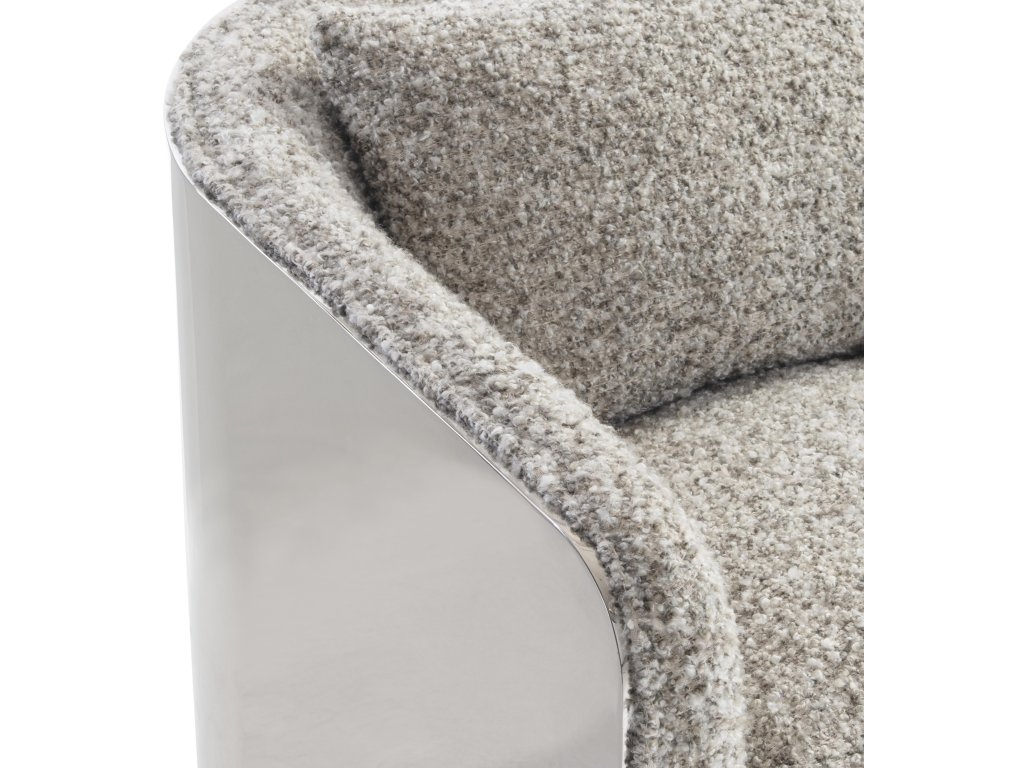 Anastasia Fabric Swivel Chair - image 4