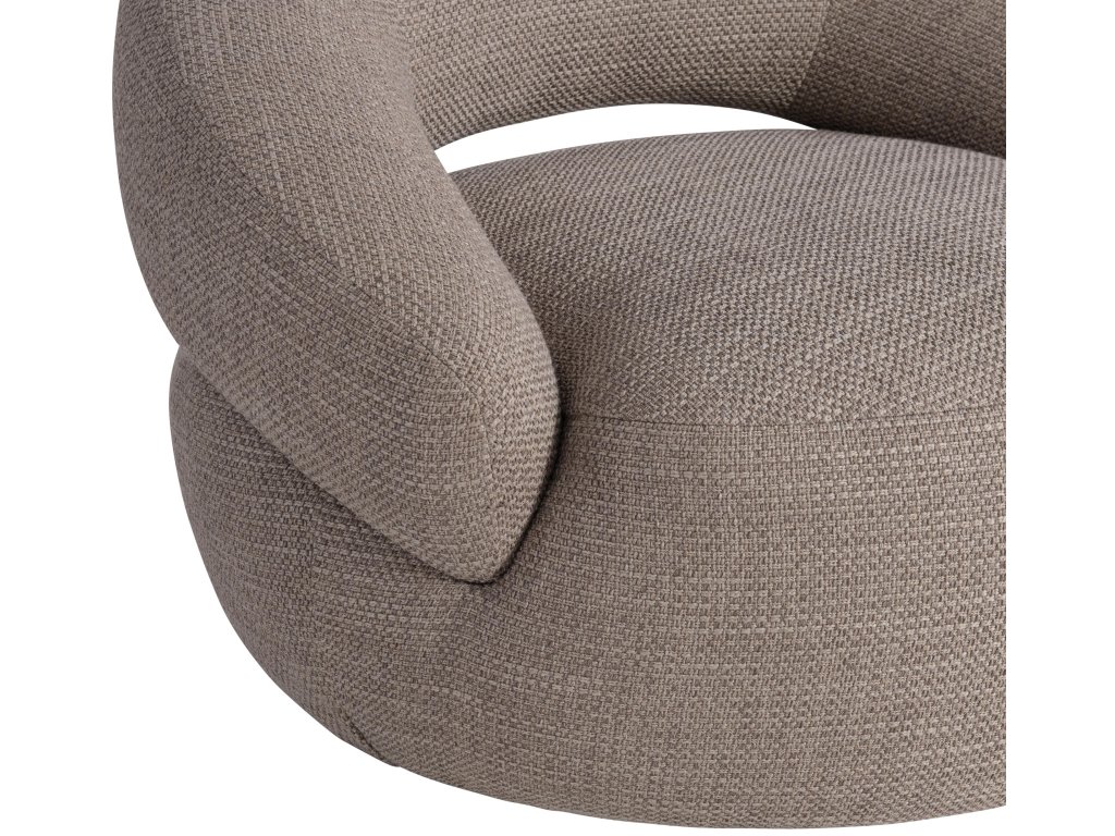 Cleo Fabric Swivel Chair - image 4
