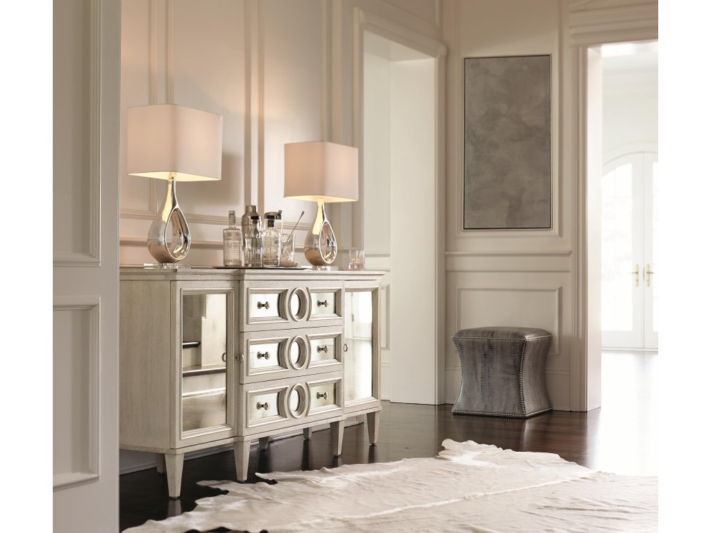 Roscoe Leather Ottoman - image 2