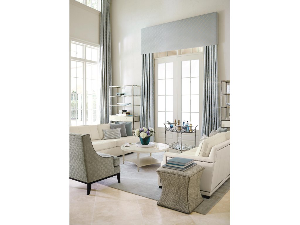 Roscoe Fabric Ottoman - image 1