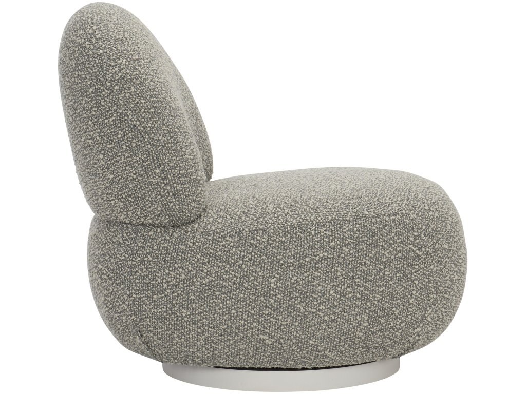 Lulu Fabric Swivel Chair - image 1
