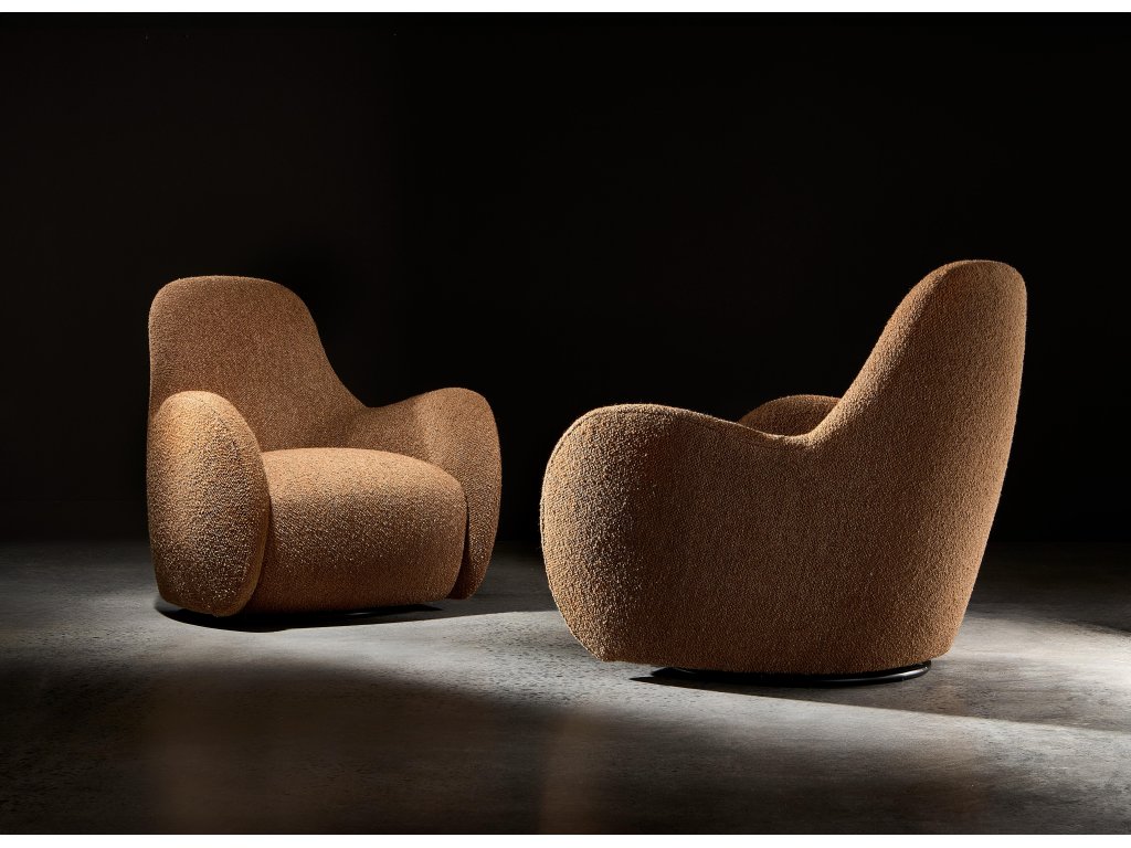 Tucci Fabric Swivel Chair - image 5