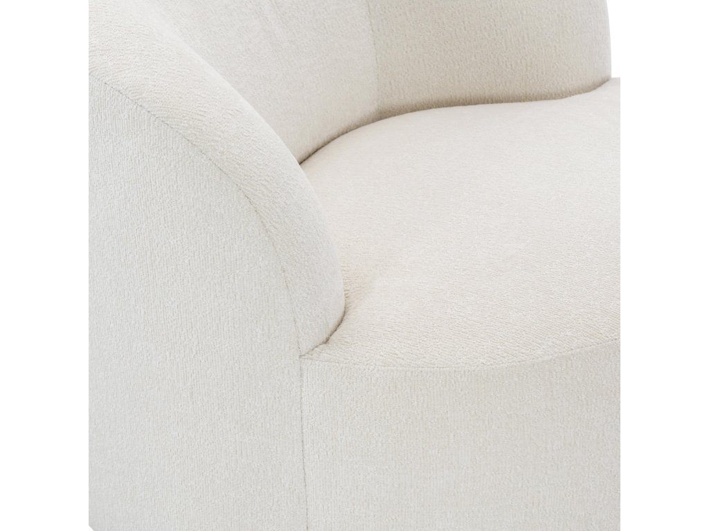 Elle Fabric Swivel Chair - image 4