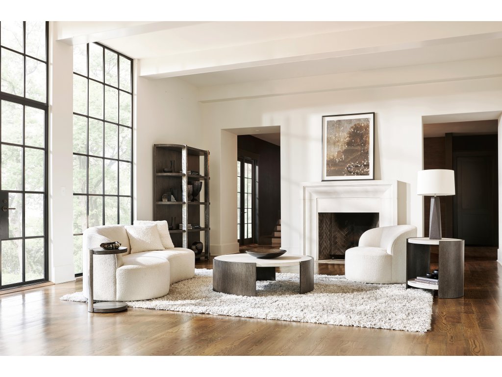 Elle Fabric Swivel Chair - image 5