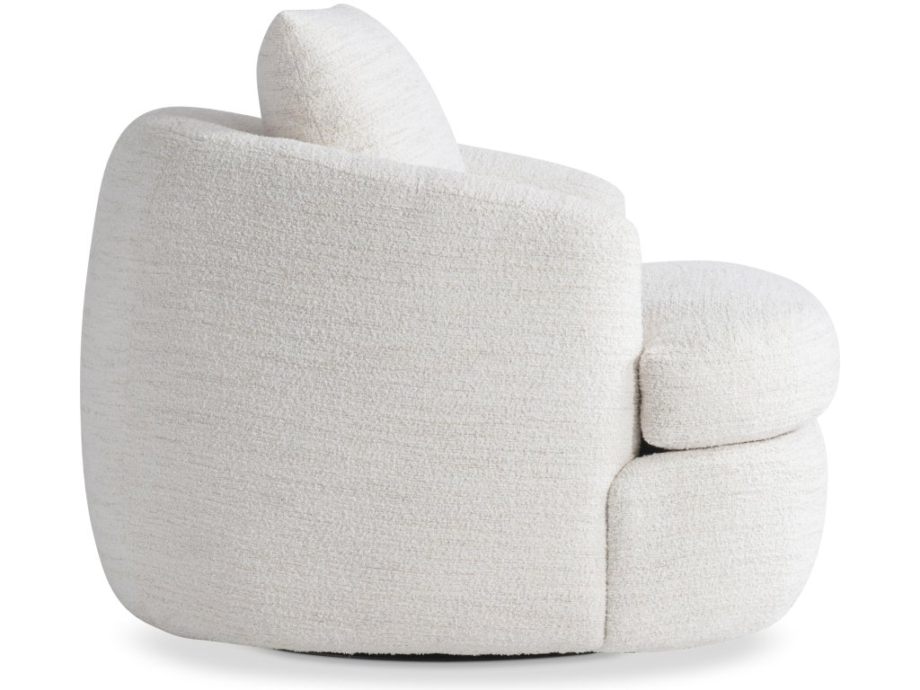 Jules Fabric Swivel Chair - image 1