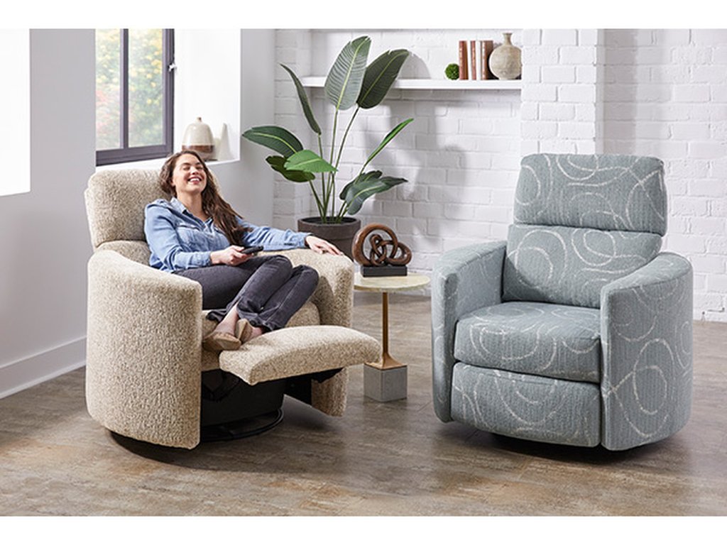 Corllini Swivel Barrel Recliner - image 11