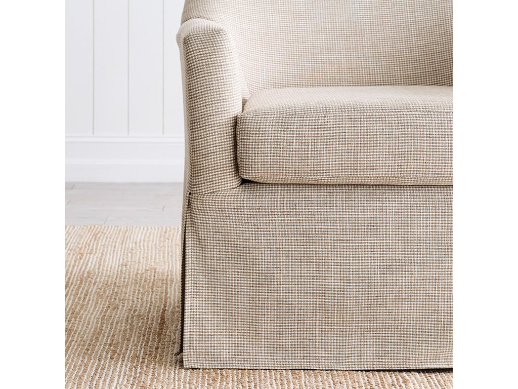 Meg Classic Slipcovered Look Swivel Chair - image 9