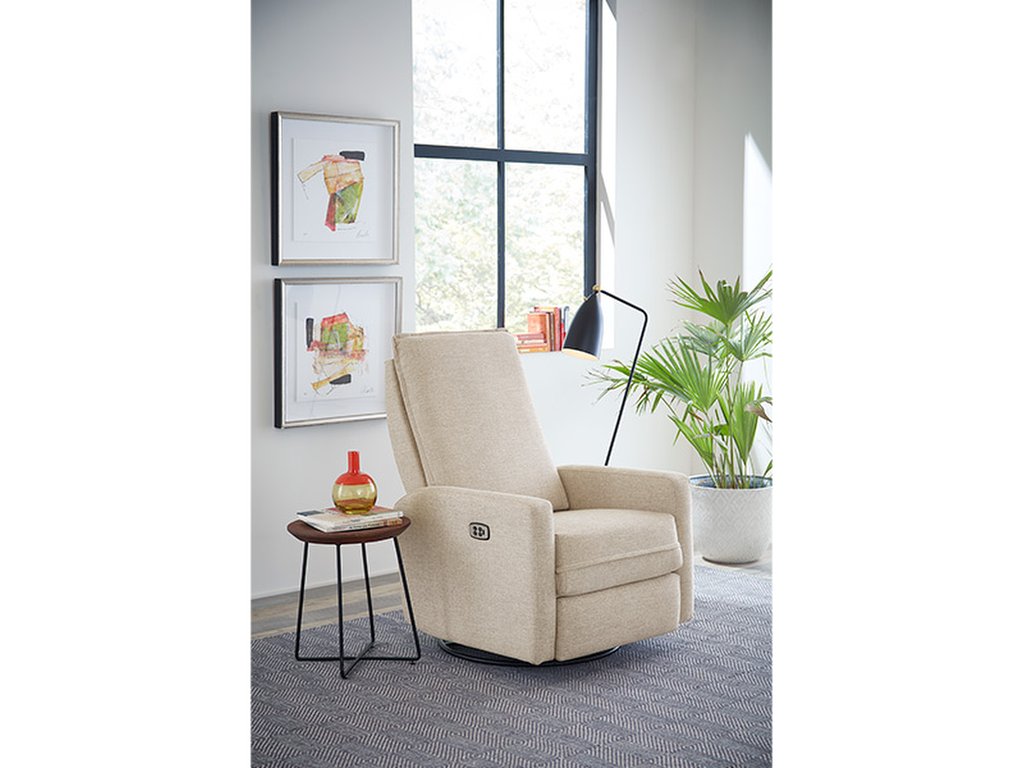 Calli Modern-Styled Swivel Glider Recliner - image 4