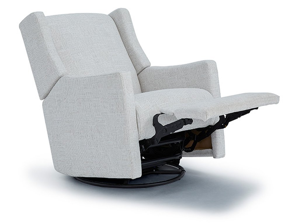 Lillian Modern Styled Swivel Glider Recliner - image 6
