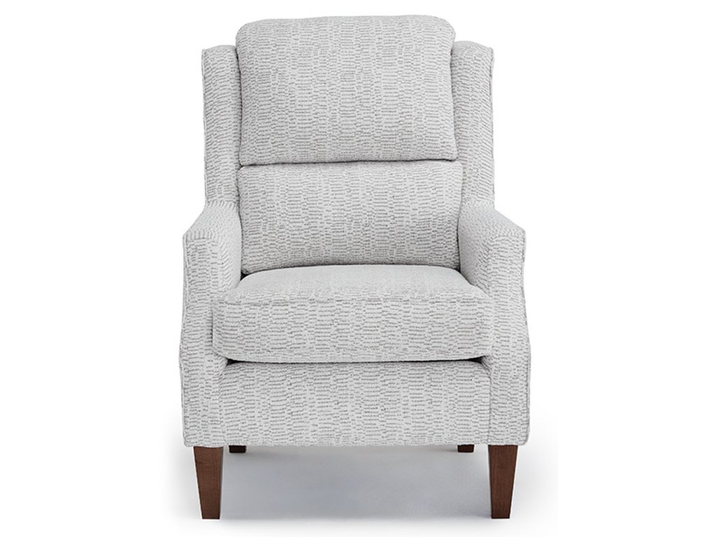 Sulton Refined Wingback Chair, Tailored for Comfort - image 1