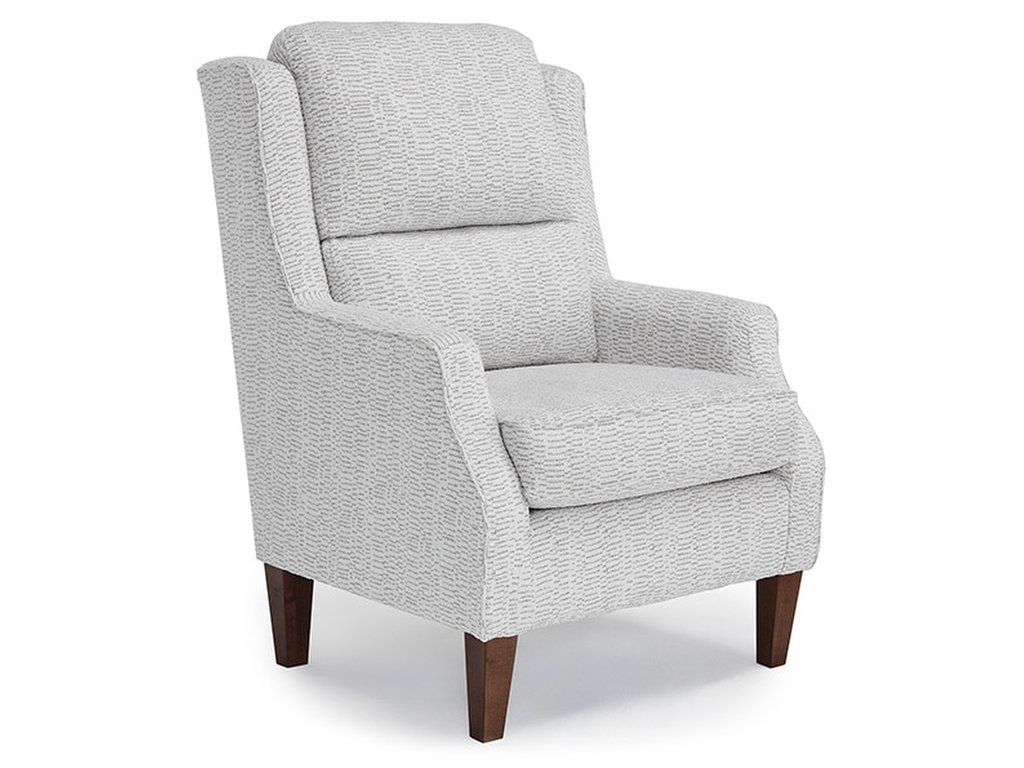 Sulton Refined Wingback Chair, Tailored for Comfort - main image