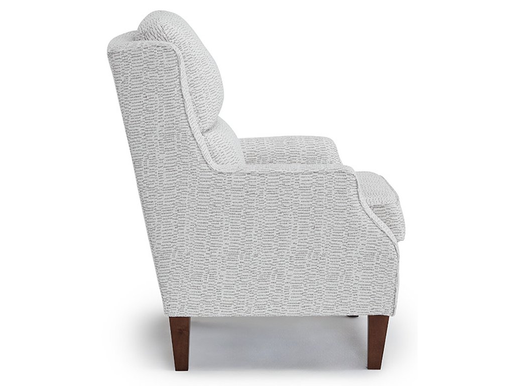 Sulton Refined Wingback Chair, Tailored for Comfort - image 2