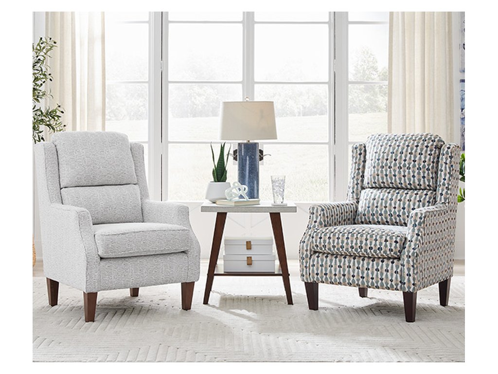 Sulton Refined Wingback Chair, Tailored for Comfort - image 9