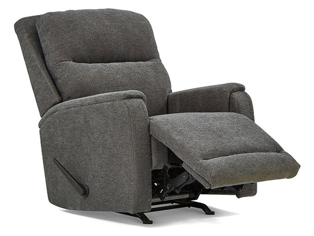 Derek Transitionally Styled Pillow Back Recliner - image 3