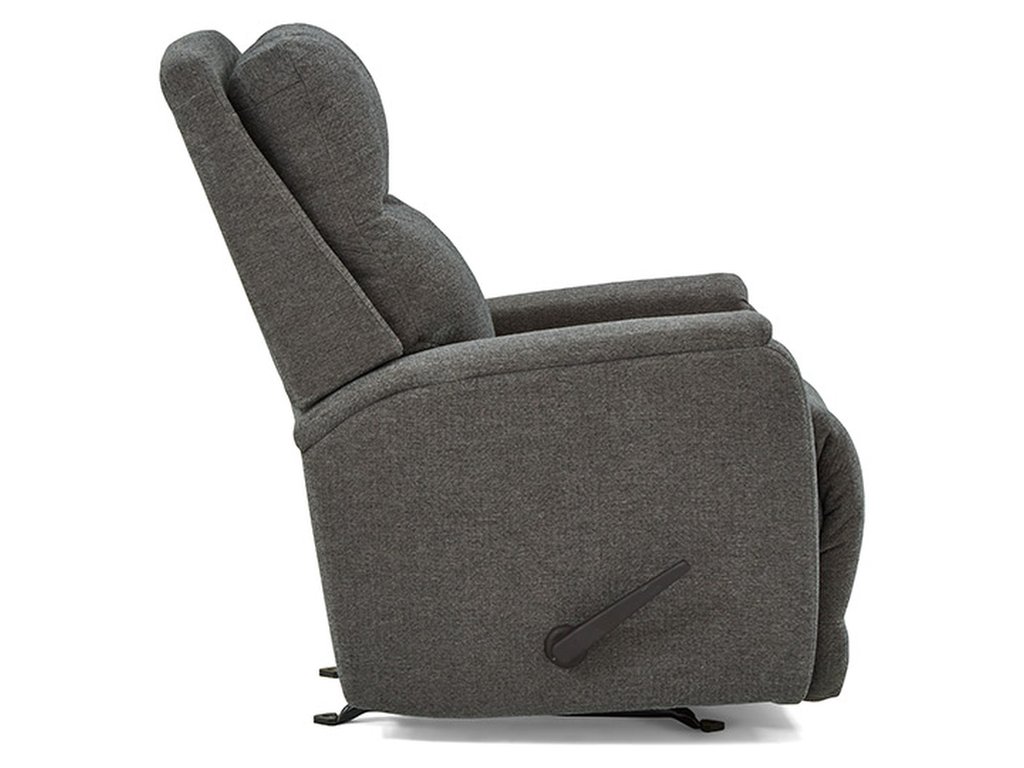 Derek Transitionally Styled Pillow Back Recliner - image 2