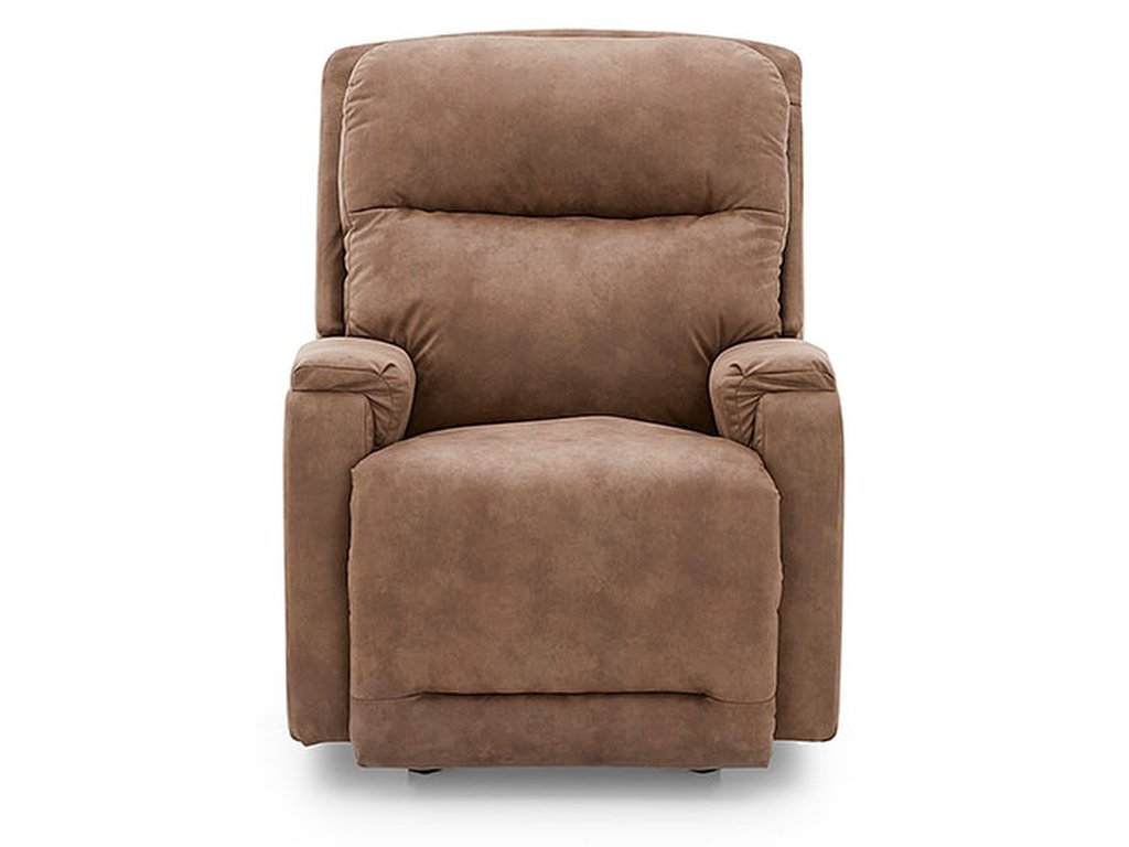 Derek Transitionally Styled Pillow Back Recliner - image 6