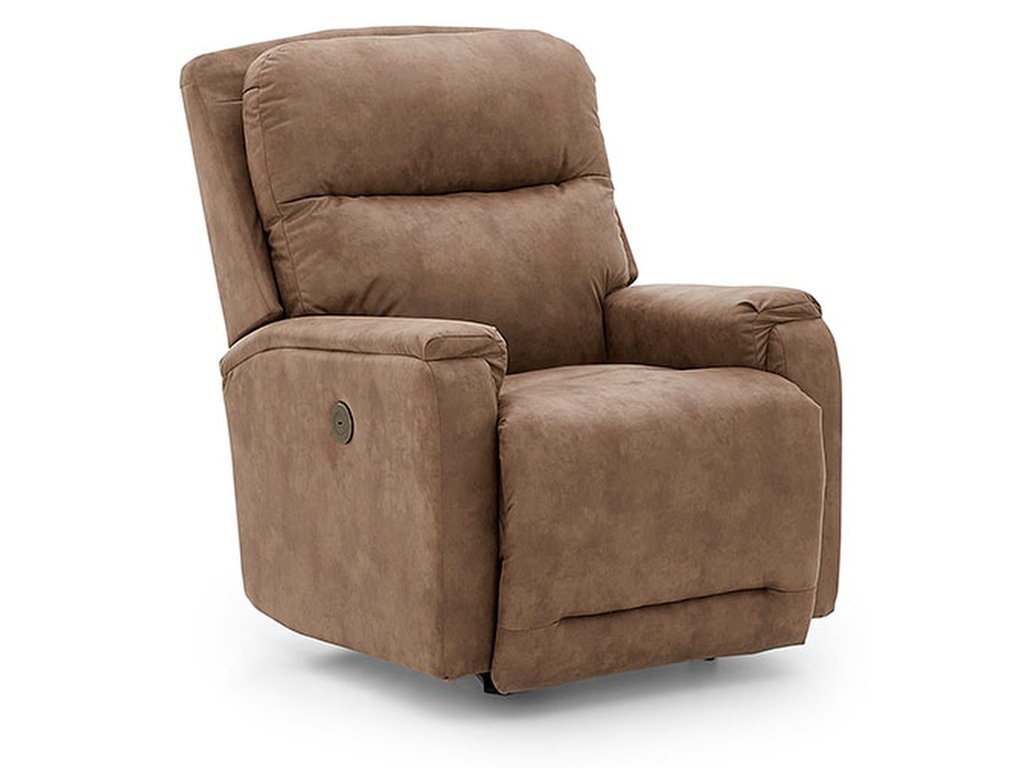 Derek Transitionally Styled Pillow Back Recliner - image 4