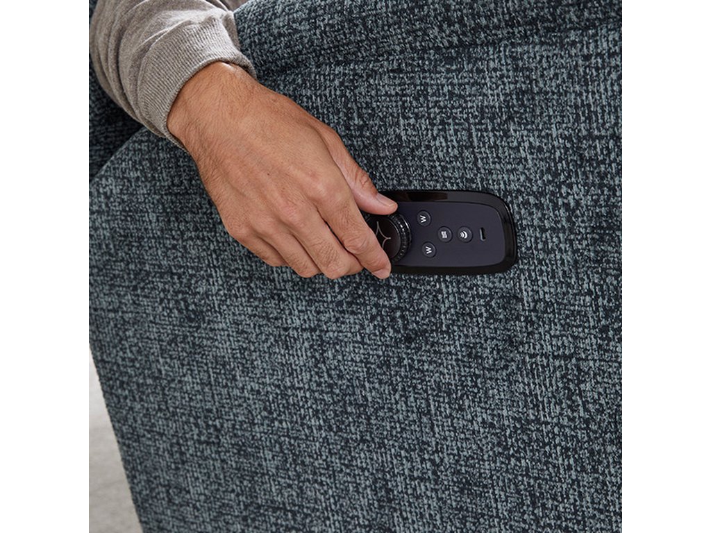 Suitably Medium-sized, Overstuffed Pillow Recliner - image 6