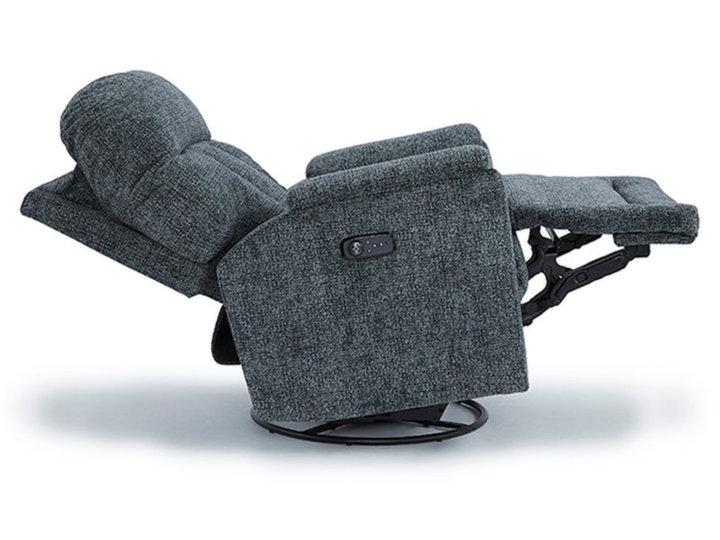 Suitably Medium-sized, Overstuffed Pillow Recliner - image 5