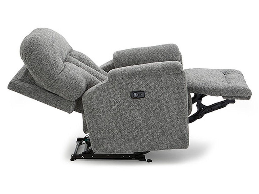 Suitably Medium-sized, Overstuffed Pillow Recliner - image 12