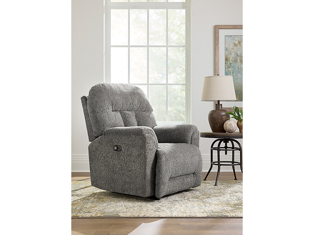 Suitably Medium-sized, Overstuffed Pillow Recliner - image 18