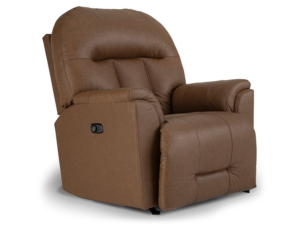 Suitably Medium-sized, Overstuffed Pillow Recliner - image 20