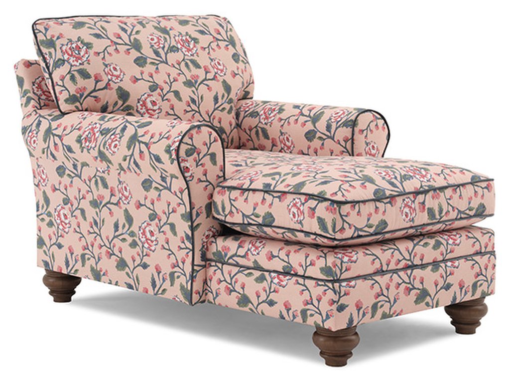 Kress Contrast-corded chaise lounge with Southern-inspired style - main image