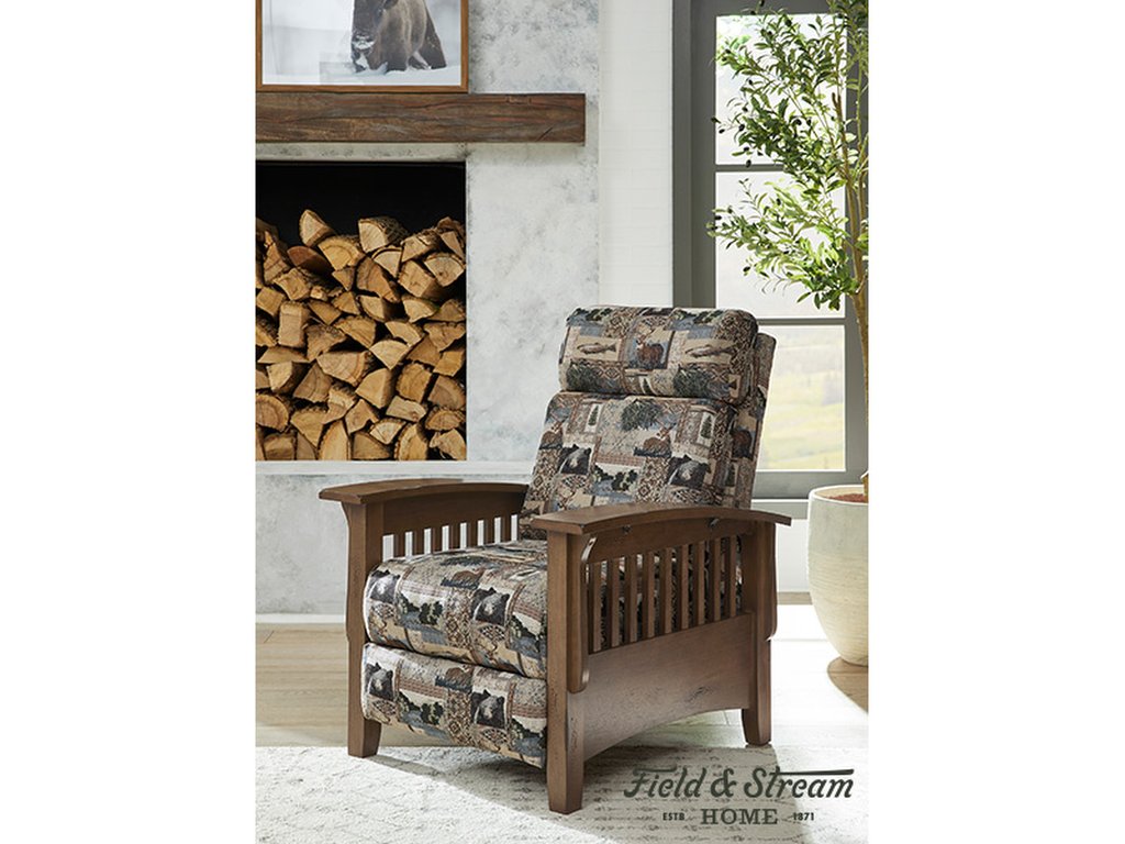 Tuscan High Leg, Mission-Style?Recliner - image 5