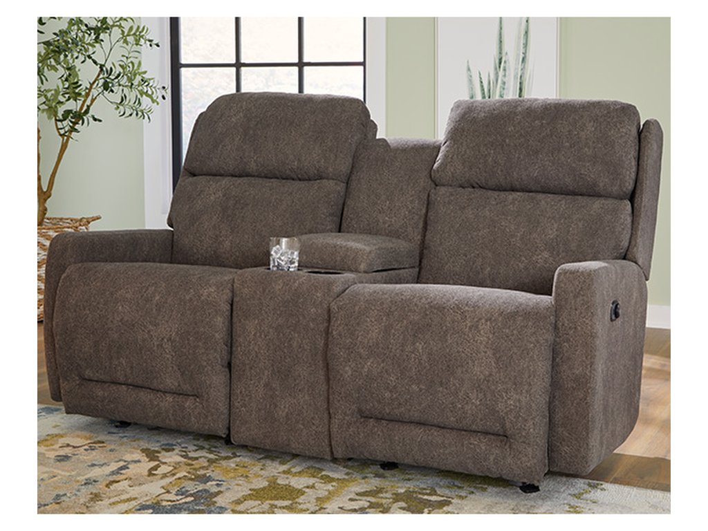 Livvy Loveseat Modern Shape, Pillowed Recline Comfort - image 4