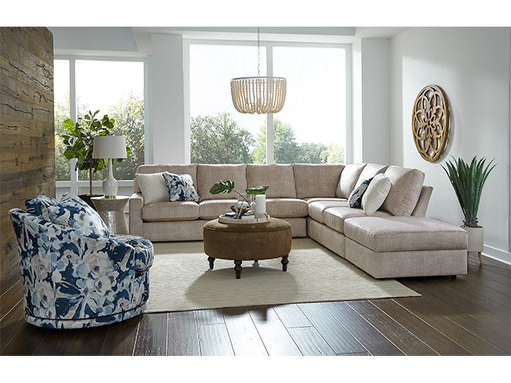 Dovely Sectional Transitionally Styled Chaise Lounge Sofa - image 5