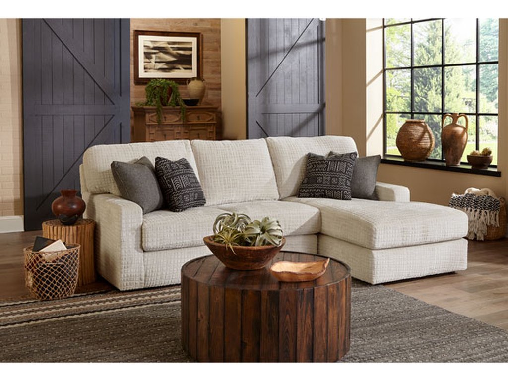 Dovely Sectional Transitionally Styled Chaise Lounge Sofa - image 6