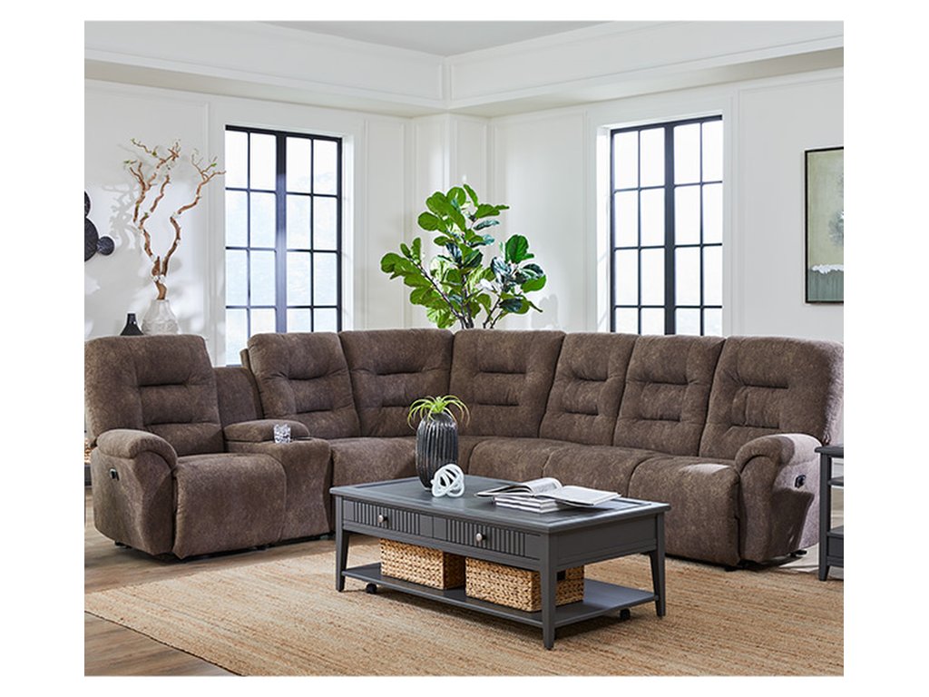 Unity Sectional Pillow Back, Reclining Sectional - image 7