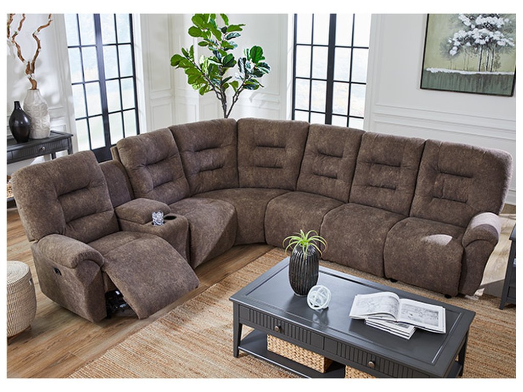 Unity Sectional Pillow Back, Reclining Sectional - image 8