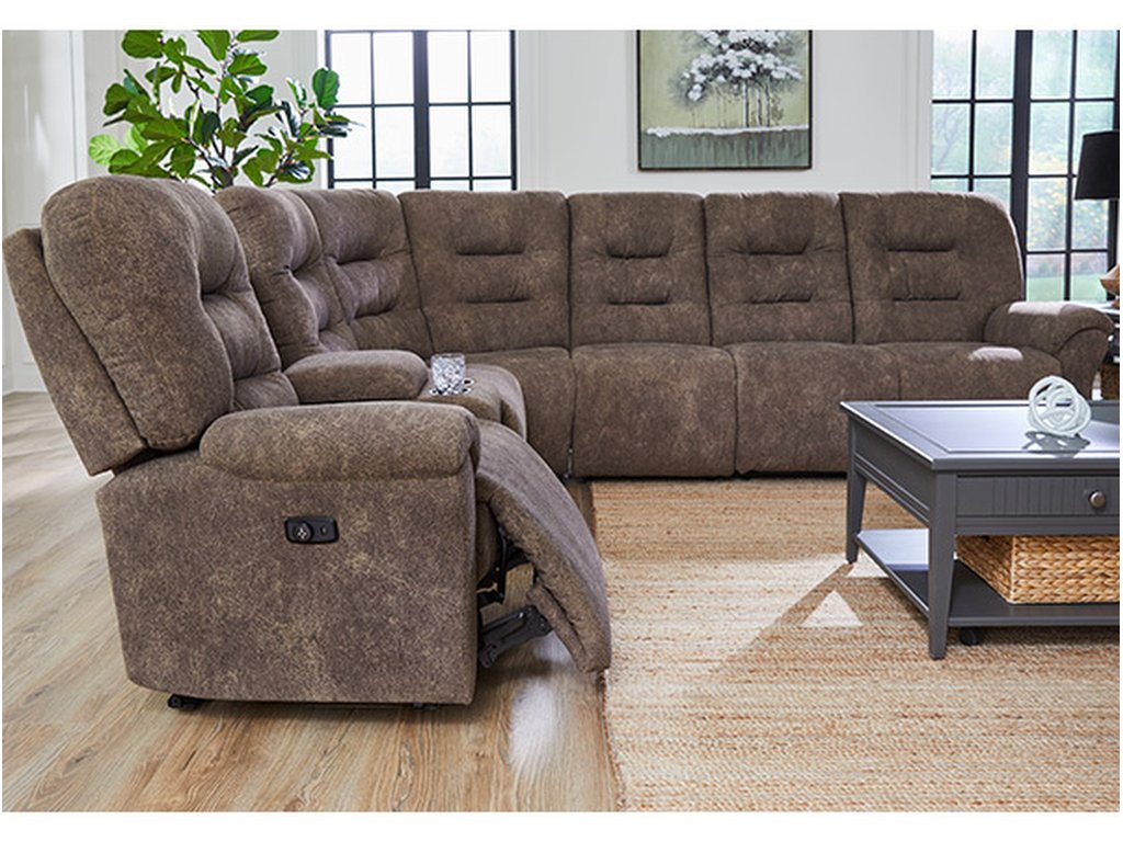 Unity Sectional Pillow Back, Reclining Sectional - image 9