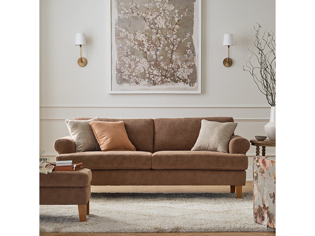 Lumira Sofa Transitionally-styled Sofa w/ 2 Pillows - image 7