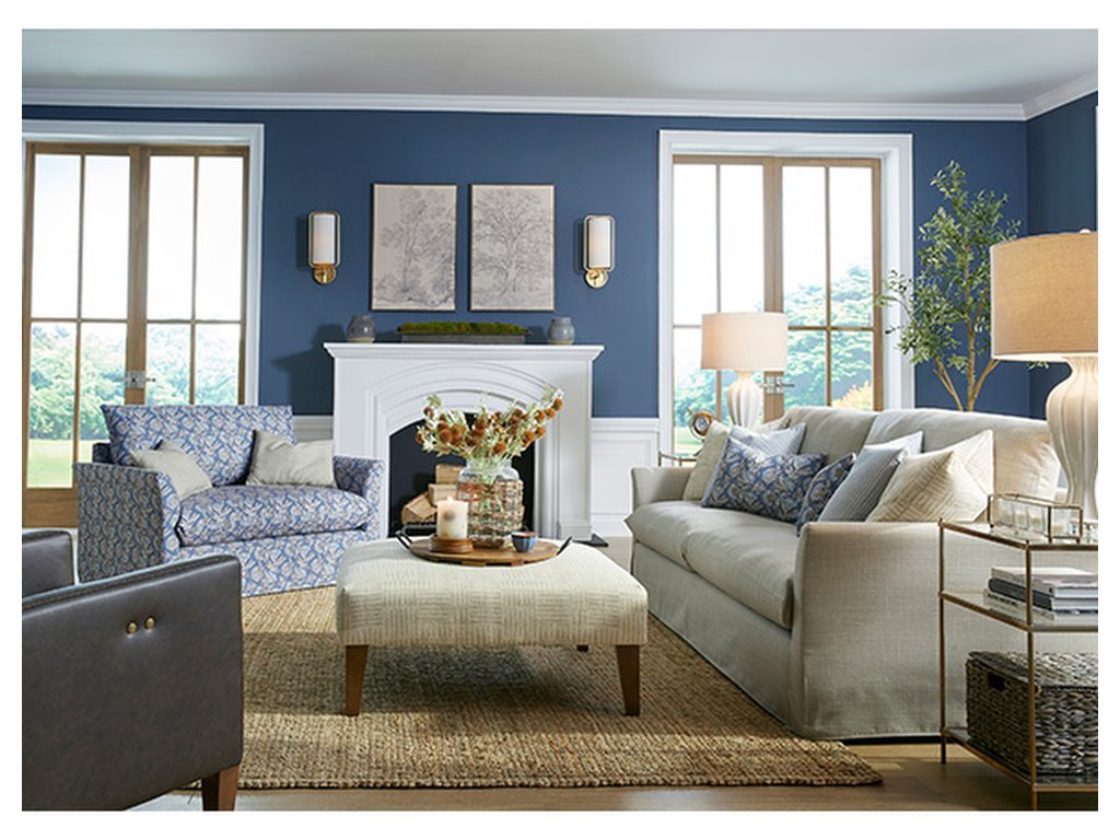 Oxford Sofa Stationary Sofa with Down Blend Cushion Wrap - image 6