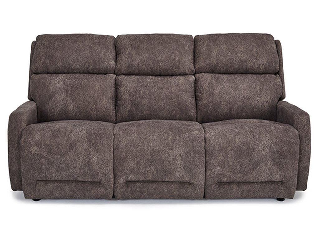 Livvy Sofa Modern Shape, Pillowed Recline Comfort - image 3