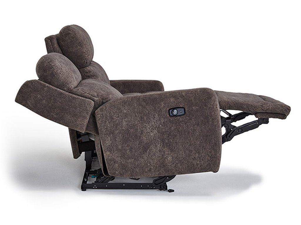 Livvy Sofa Modern Shape, Pillowed Recline Comfort - image 5