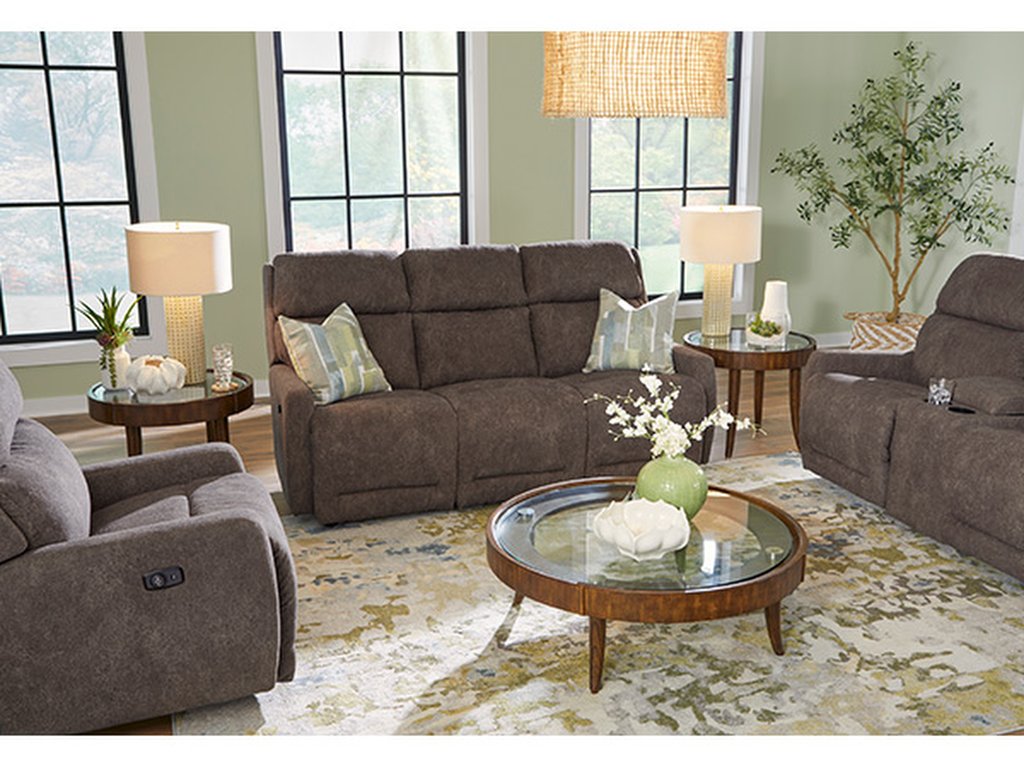 Livvy Sofa Modern Shape, Pillowed Recline Comfort - image 8