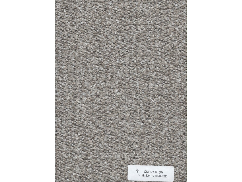Upholstered Side Chair Grey Fabric - image 1