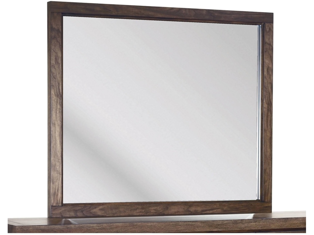 Boracay Beveled Glass Landscape Mirror in Wild Oats Brown - image 2