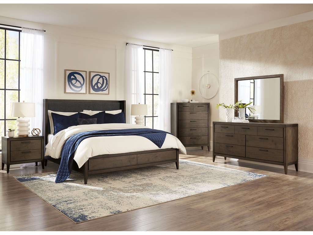 Boracay Five Drawer Walnut Chest in Wild Oats Brown (2024) - image 2