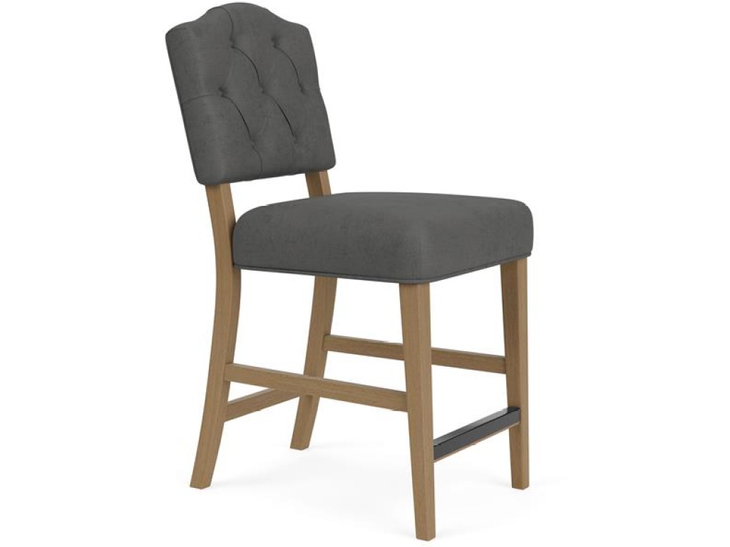 Button Tufted Upholstered Stool - image 6