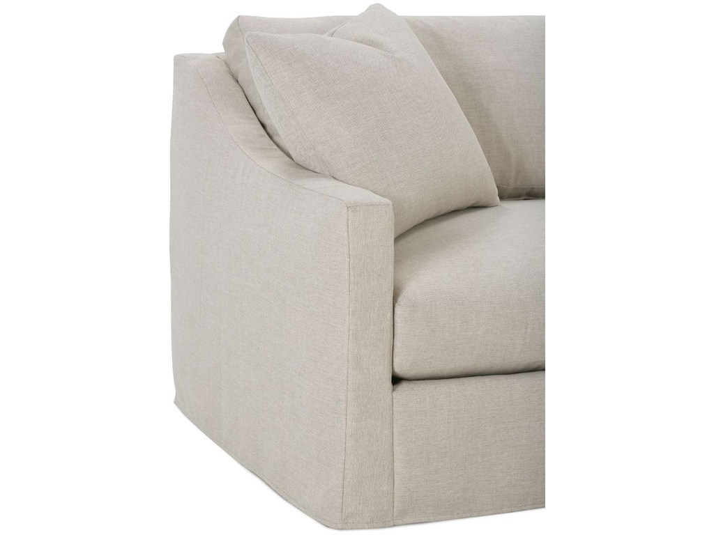 Rowe Bradford 2 Cushion Slipcover Sofa Two Cushion Sofa, alternate view 2