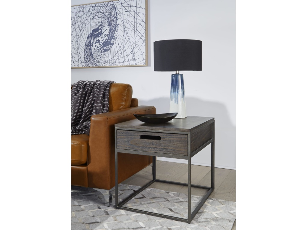Bradley One-Drawer End Table in Double Fudge - main image