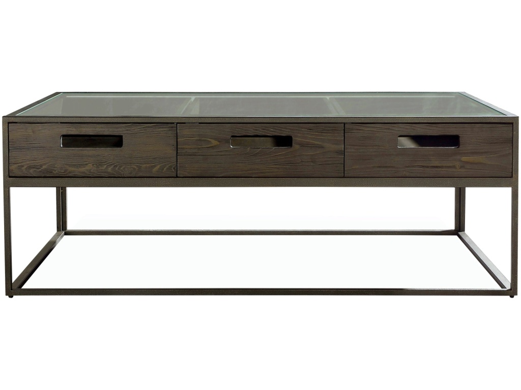 Bradley Three-Drawer Coffee Table in Double Fudge - image 5