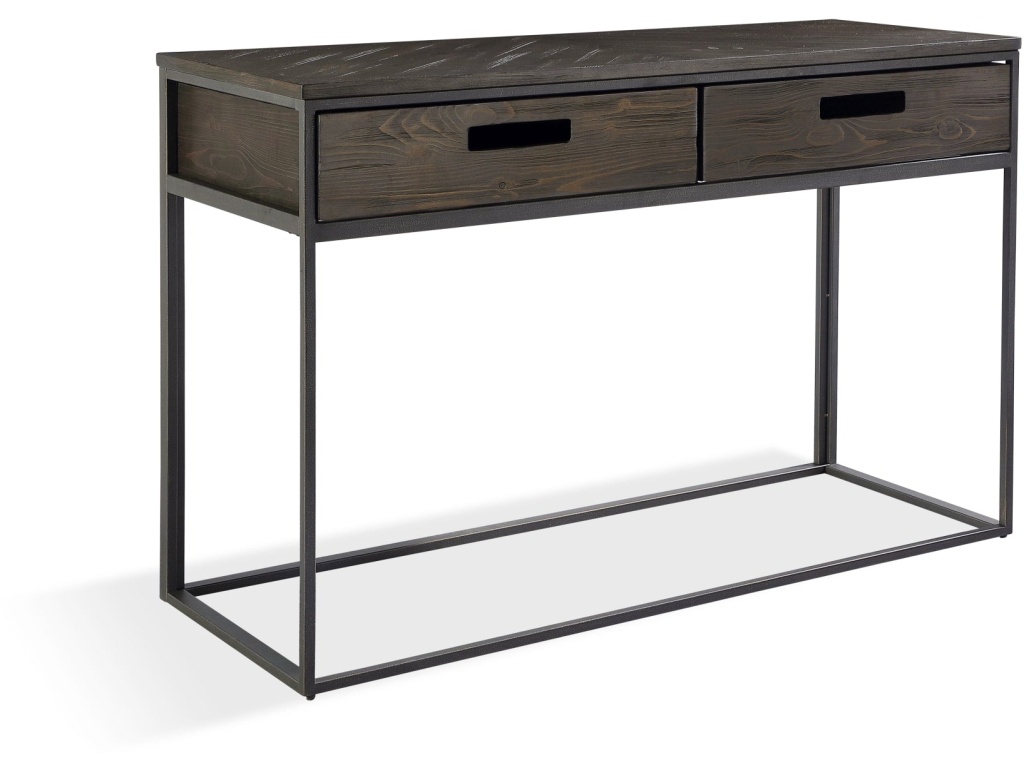 Bradley Two-Drawer Console Table in Double Fudge - image 2