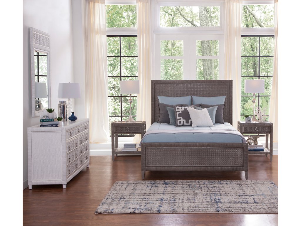 Naples Queen Rattan Panel Bed - image 8