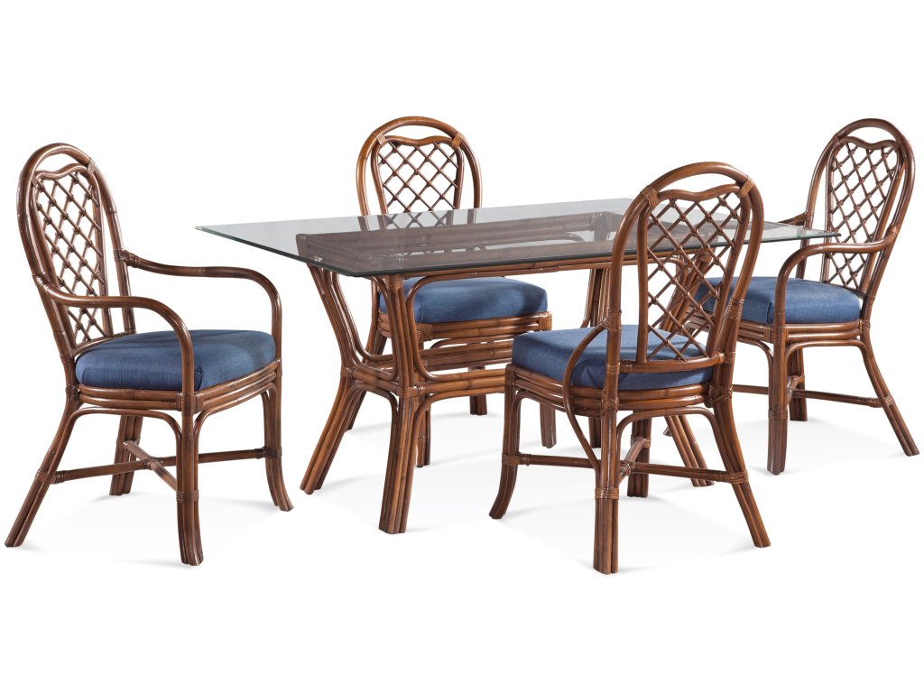 Trellis Rattan Dining Side Chair - image 5